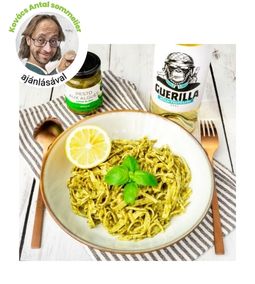 zöldalga pesto Kovács Antal sommelier bajnok ajánlásával