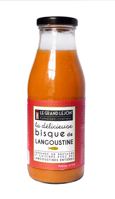 Francia langusztakrém-leves paradicsommal és fehér borral