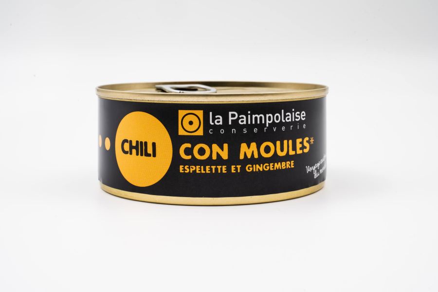 Kagyló-chili tapas Espelette paprikával és gyömbérrel