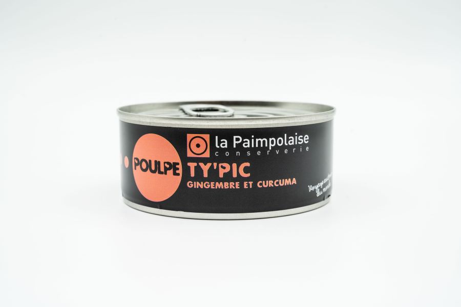francia gourmet polip tapas gyömbérrel és kurkumával