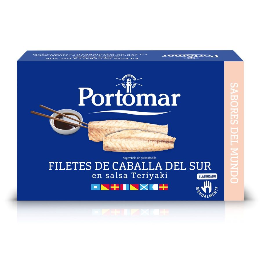 prémium spanyol makrélafilé teriyaki szószban
