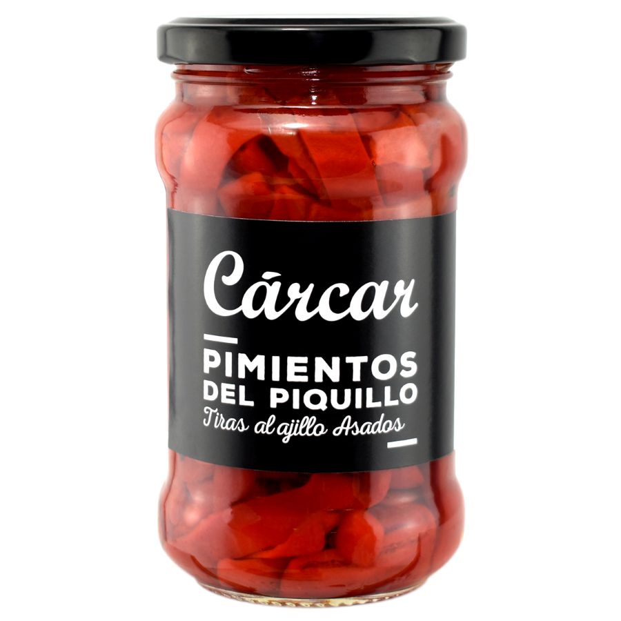 CARCAR piquillo paprikacsíkok sült fokhagymával tapashoz