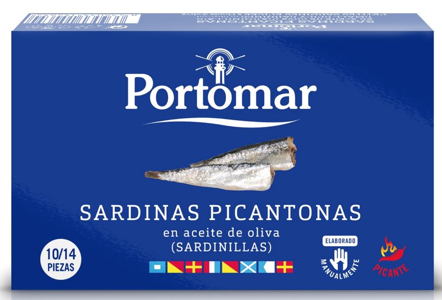 spanyol csípős szardinella olívaolajban