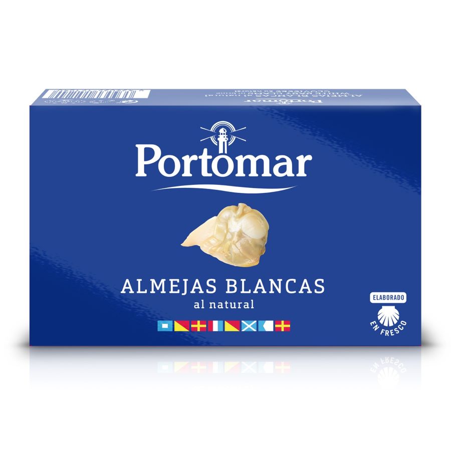 spanyol vájókagyló konzerv tengervízben