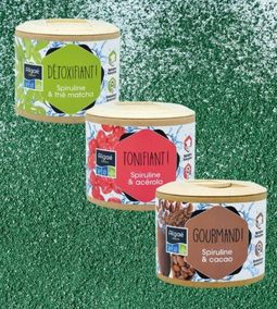 francia spirulina kakaóval és acerolával