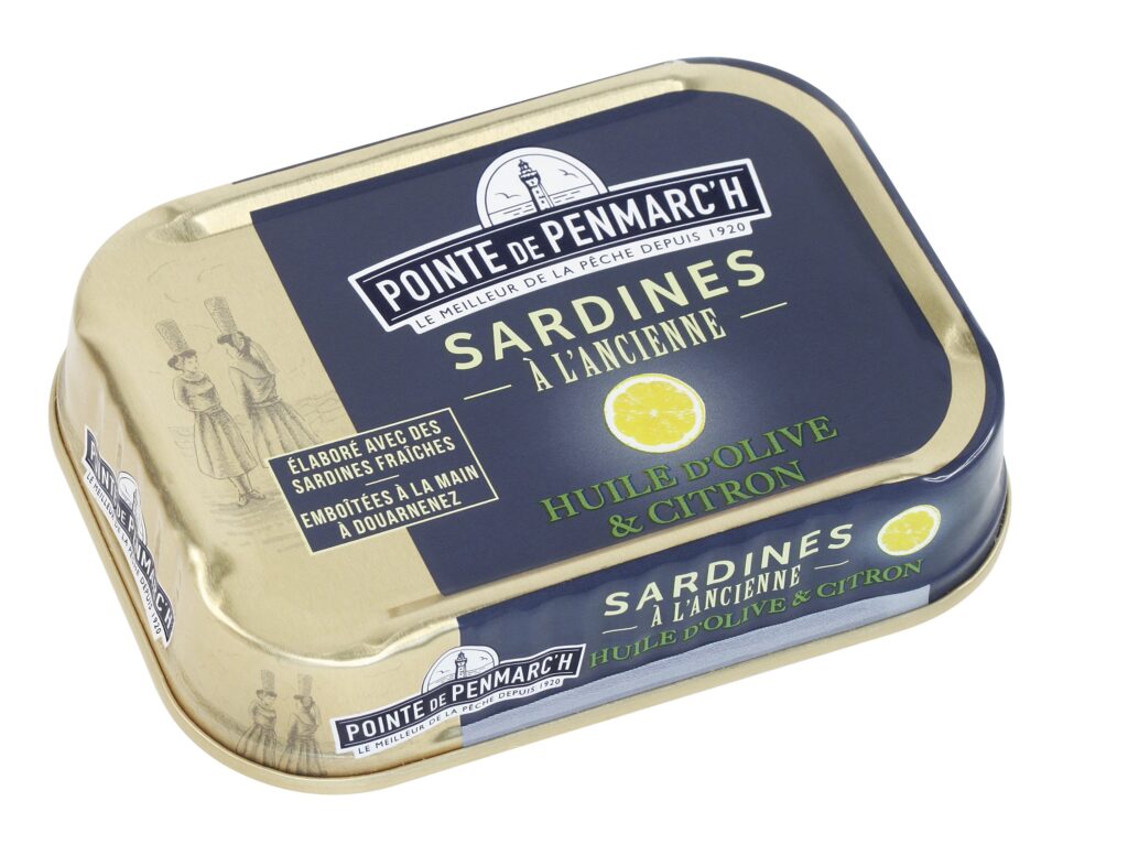 gourmet sült szardíniafilé olívaolajban citrommal