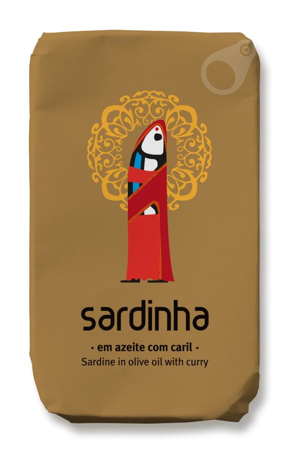 szardíniakonzerv curryvel olívaolajban portugál specialitás