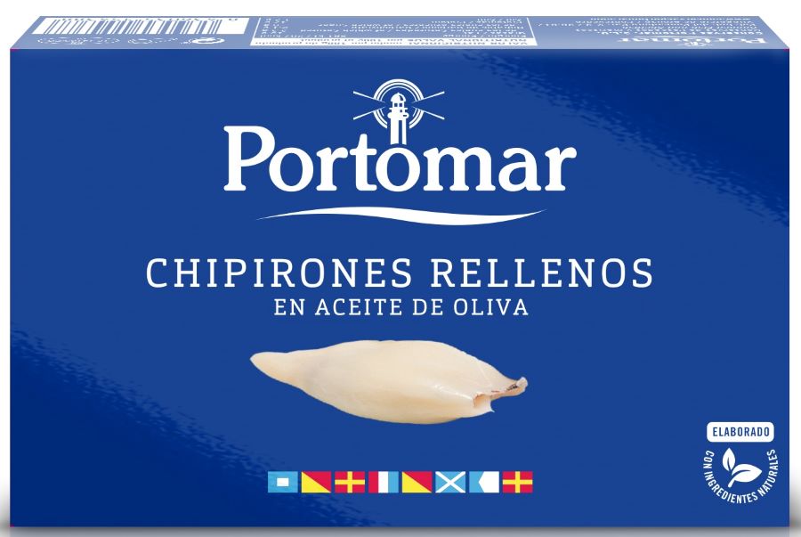 spanyol töltött kalmár olívaolajban