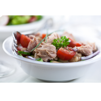 Toszkán tonhal- és fehérbab-saláta recept